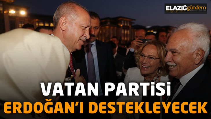 Vatan Partisi, Erdoğan'ı destekleyecek